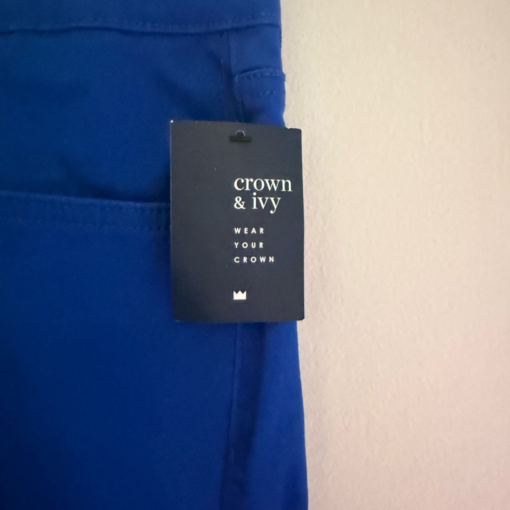 Crown & Ivy Vibrant Blue Trousers